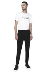 Alfaiataria Pv Spandex Jogger Trapezio Preto