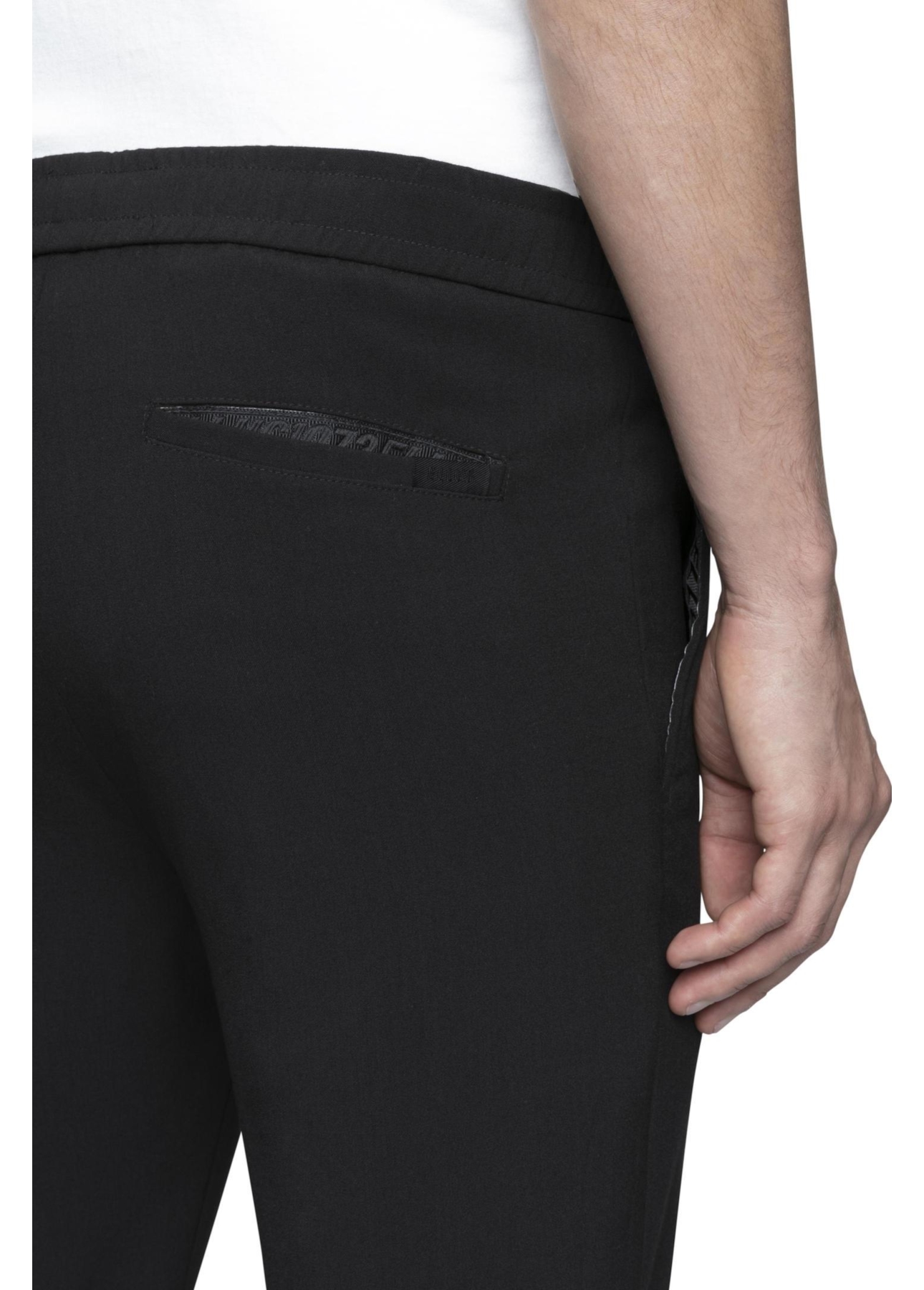 Alfaiataria Pv Spandex Jogger Trapezio Preto