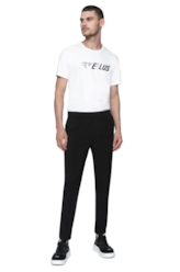 Alfaiataria Pv Spandex Jogger Trapezio Preto