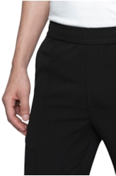 Alfaiataria Pv Spandex Jogger Trapezio Preto