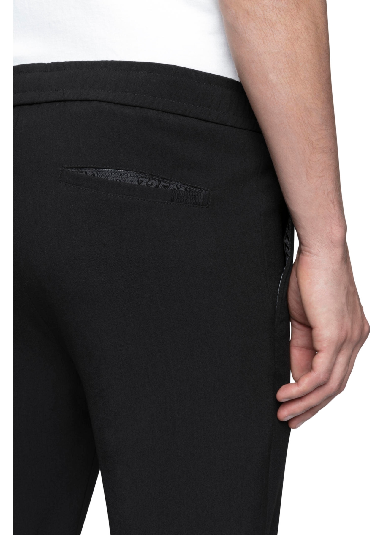 Alfaiataria Pv Spandex Jogger Trapezio Preto