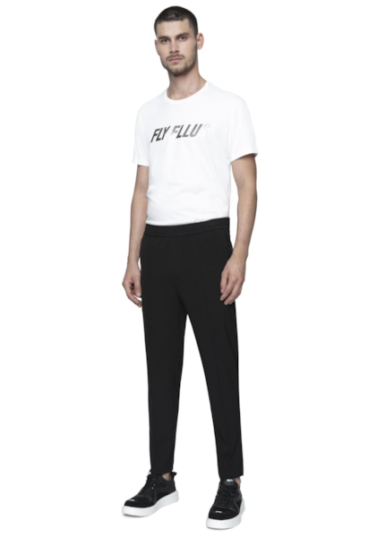 Alfaiataria Pv Spandex Jogger Trapezio Preto