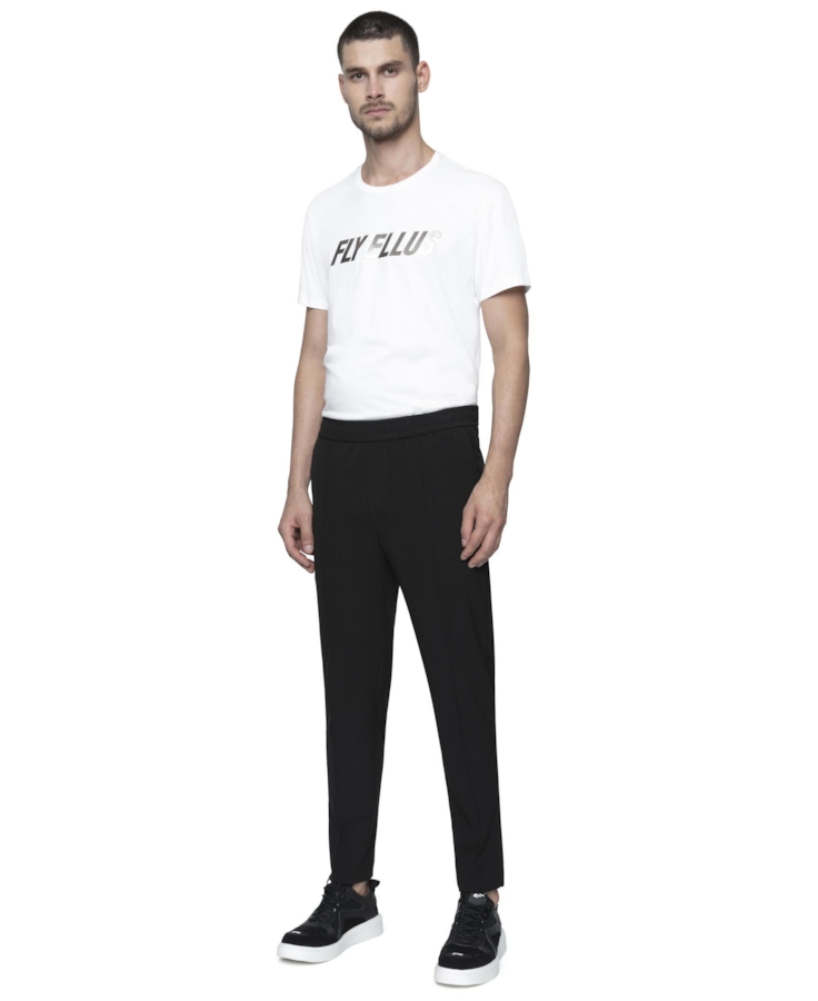 Alfaiataria Pv Spandex Jogger Trapezio Preto