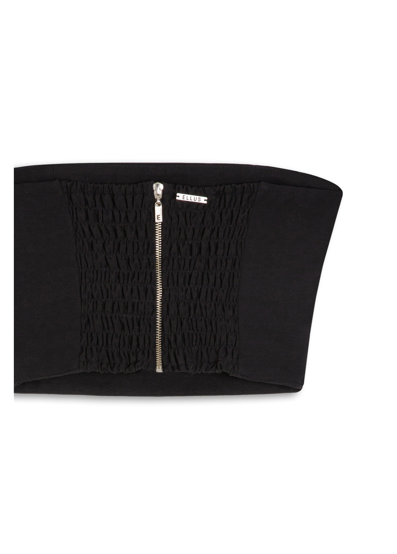 Alfaiataria Ultra Span Plus Cut Out Top Preto