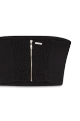 Alfaiataria Ultra Span Plus Cut Out Top Preto