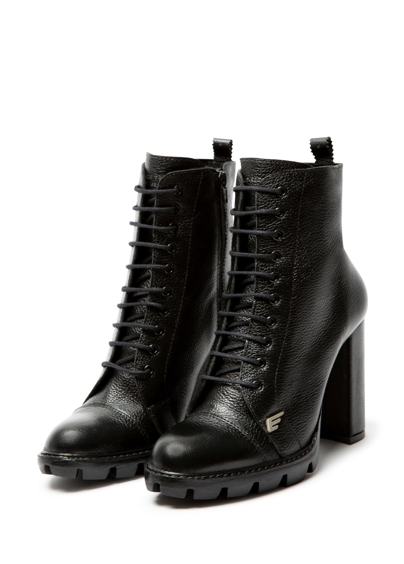 Ankle Coturno Ellus e Asa Basic Preto