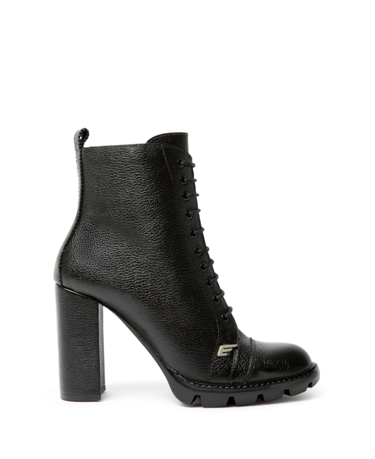 Ankle Coturno Ellus e Asa Basic Preto
