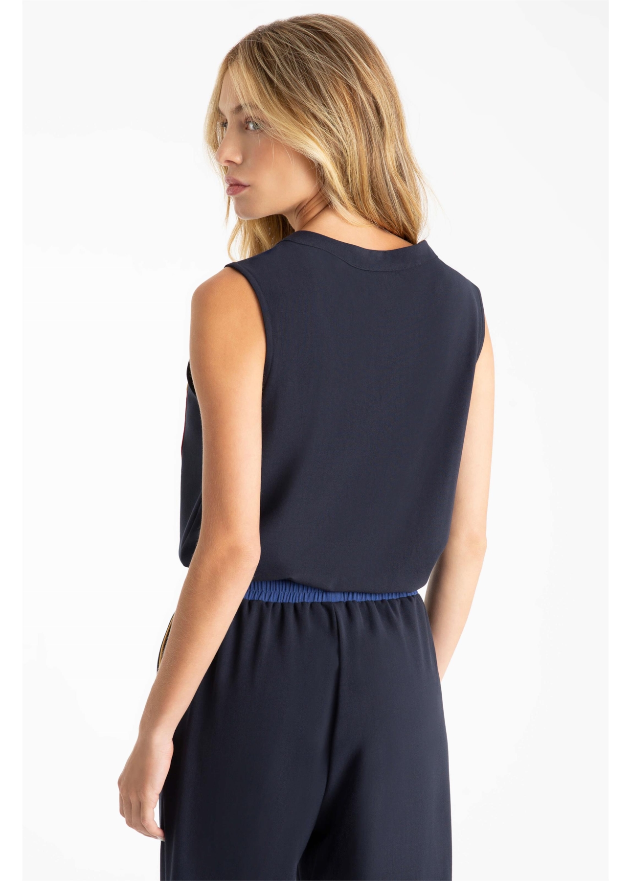 Armani Colors Adjuster Big Pockets Marinho/Vermelho/Mostarda