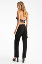 Armani Lateral Big Pockets Carrot Preto