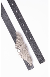 Belt Plume Eagle Ellus Preto