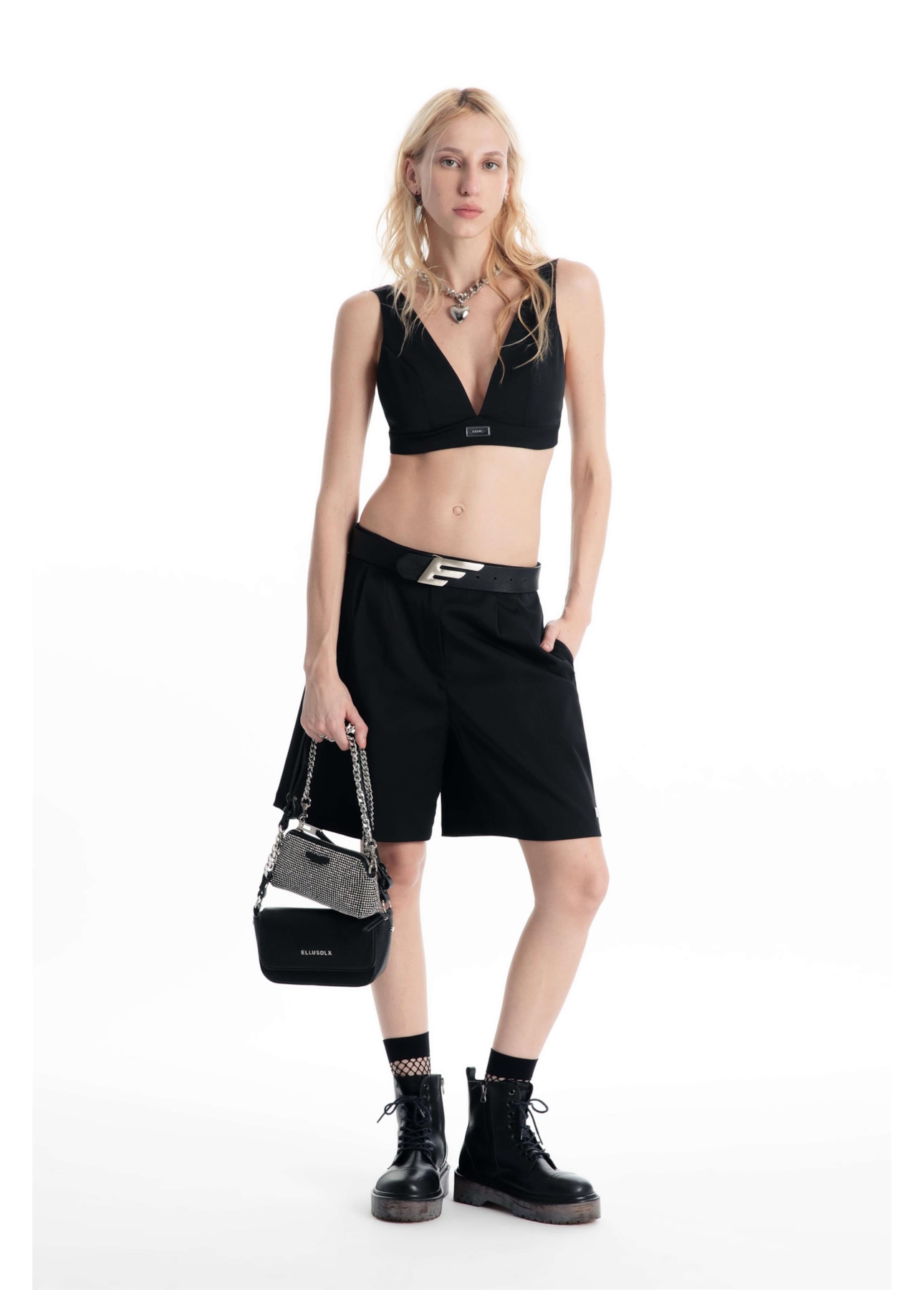 Bermuda Albi Basket Preto