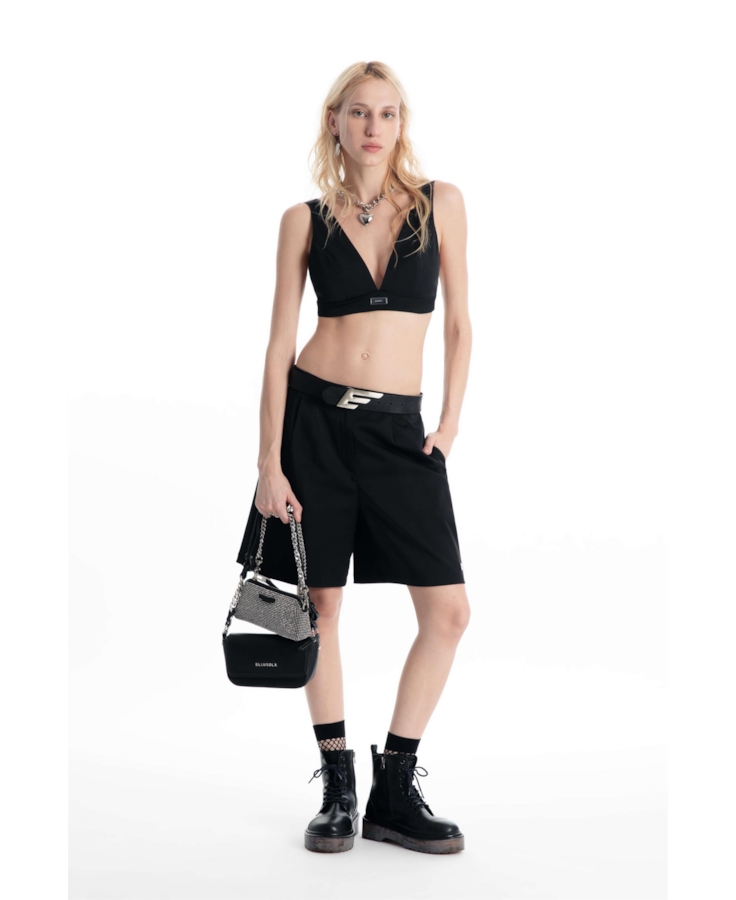 Bermuda Albi Basket Preto