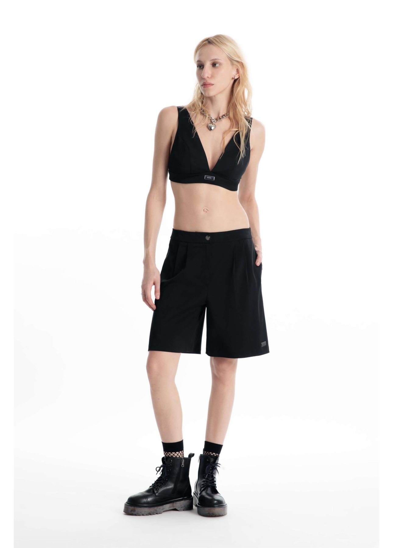 Bermuda Albi Basket Preto