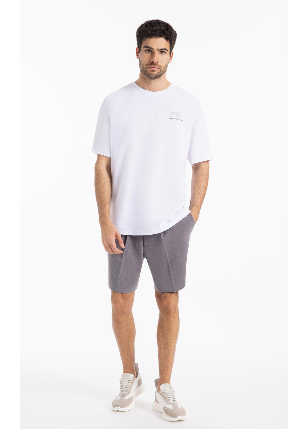 Bermuda Armani Sloucha Grafite