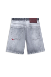 Bermuda Black Cross Skate 5 Pockets Lav. Grey Com Sky