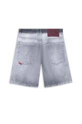 Bermuda Black Cross Skate 5 Pockets Lav. Grey Com Sky