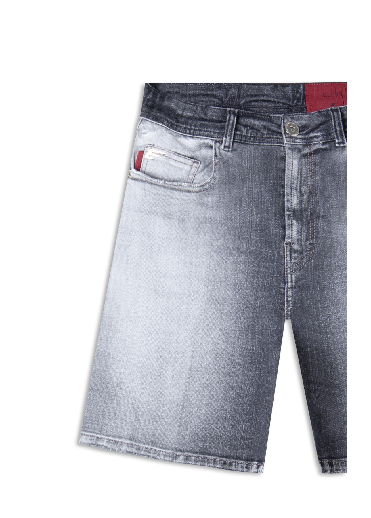 Bermuda Black Cross Skate 5 Pockets Lav. Grey Com Sky