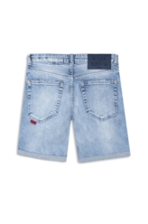 Bermuda Classic Denim Elastic Classic 5 Pocket Lav.Claro C/ Sky