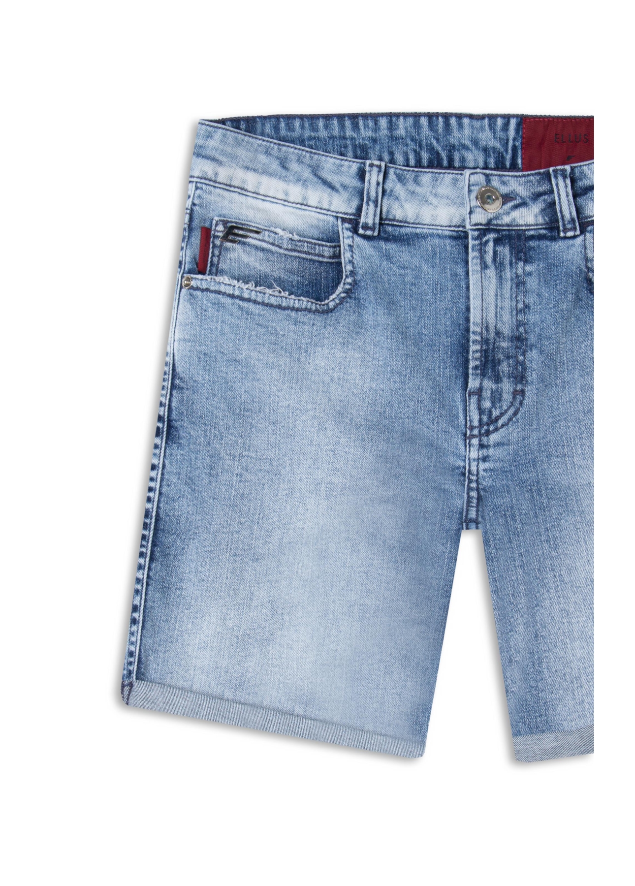 Bermuda Classic Denim Elastic Classic 5 Pocket Lav.Claro C/ Sky