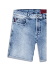 Bermuda Classic Denim Elastic Classic 5 Pocket Lav.Claro C/ Sky