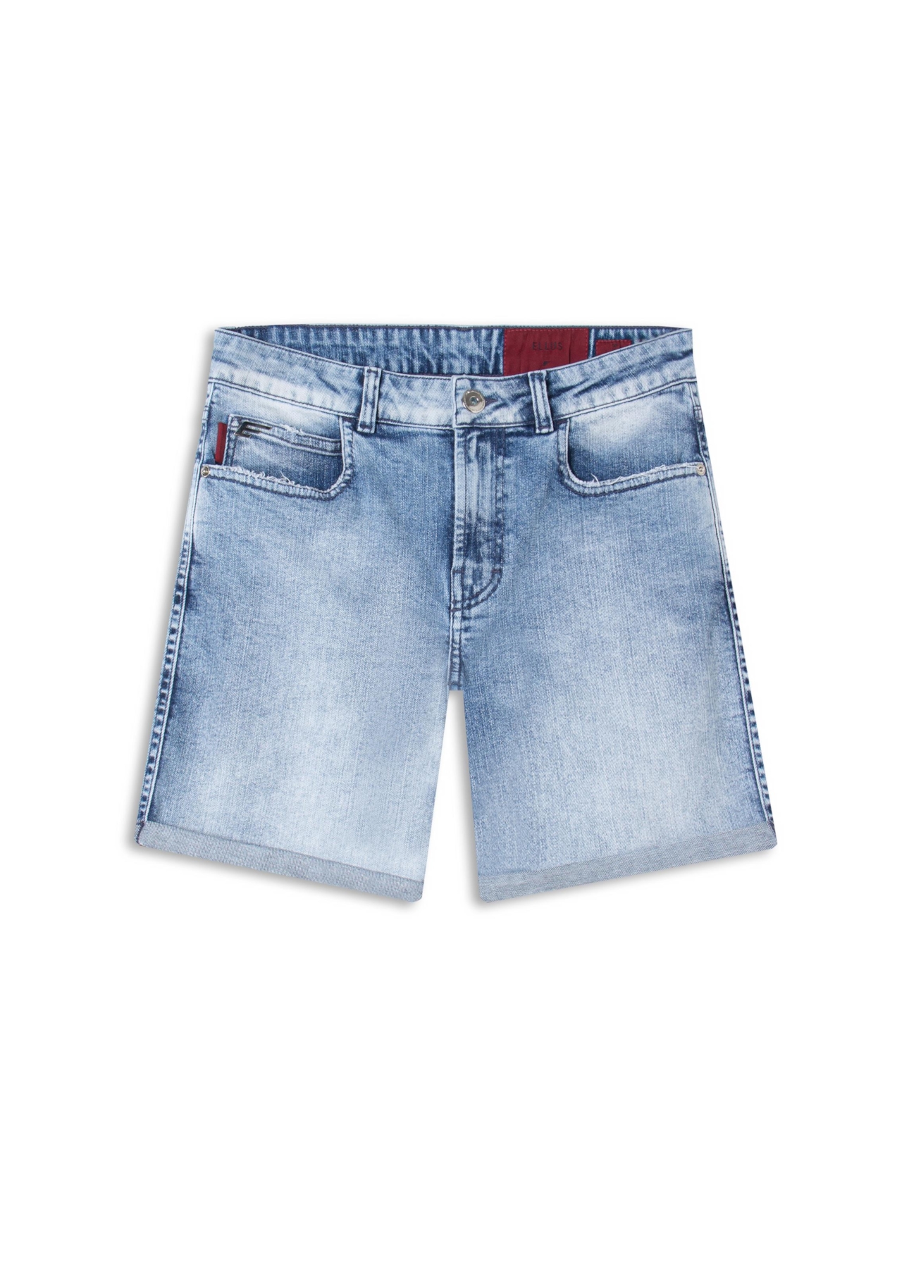 Bermuda Classic Denim Elastic Classic 5 Pocket Lav.Claro C/ Sky