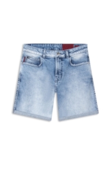 Bermuda Classic Denim Elastic Classic 5 Pocket Lav.Claro C/ Sky