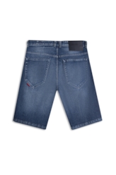 Bermuda Classic Denim Elastic Long 5 Pockets Lav.Escuro C/ Matiz e 3d