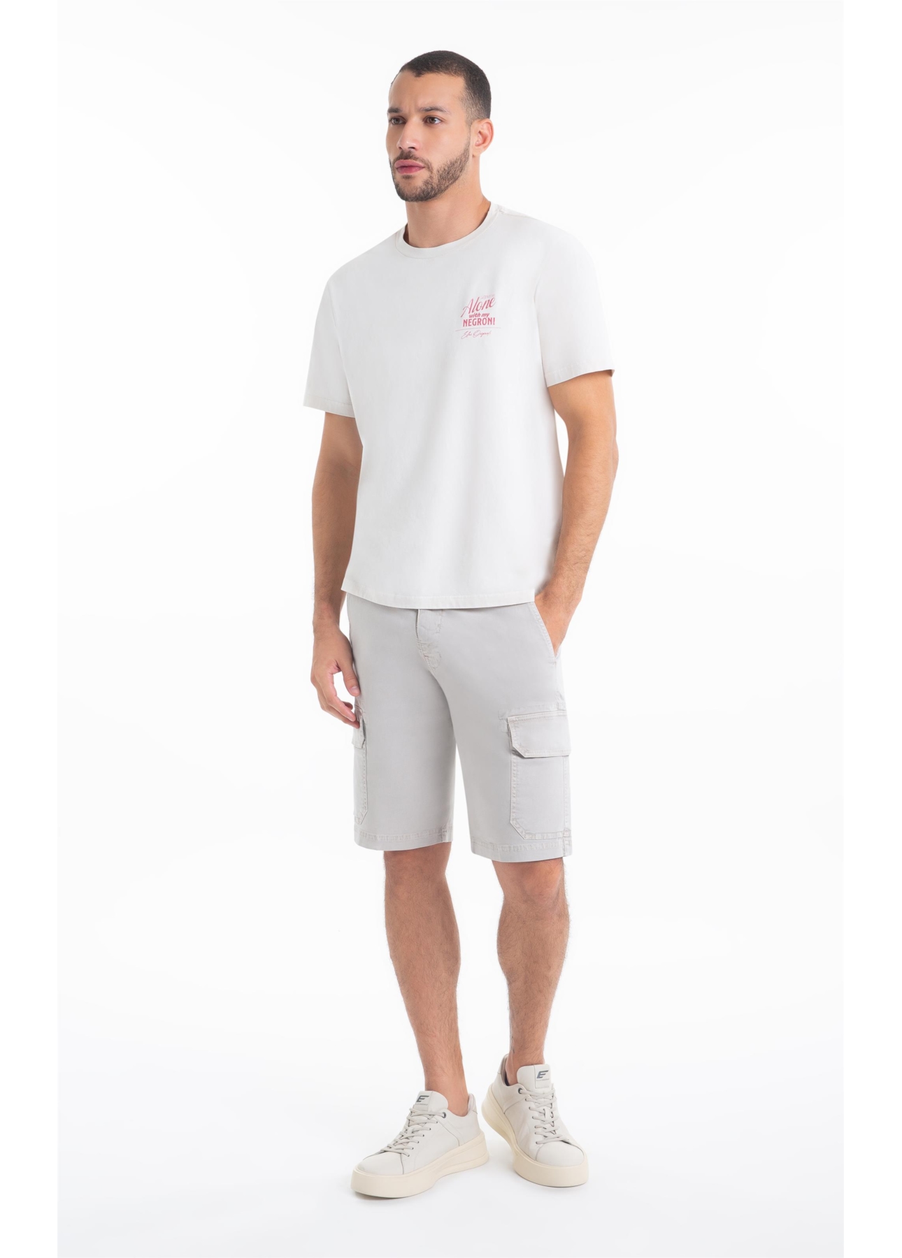 Bermuda Colo Long Cargo Silver