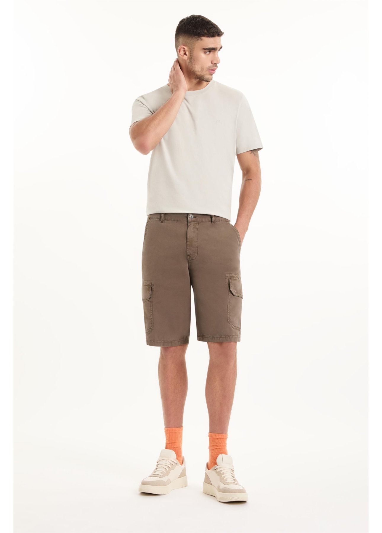 Bermuda Colo Long Cargo Tabaco