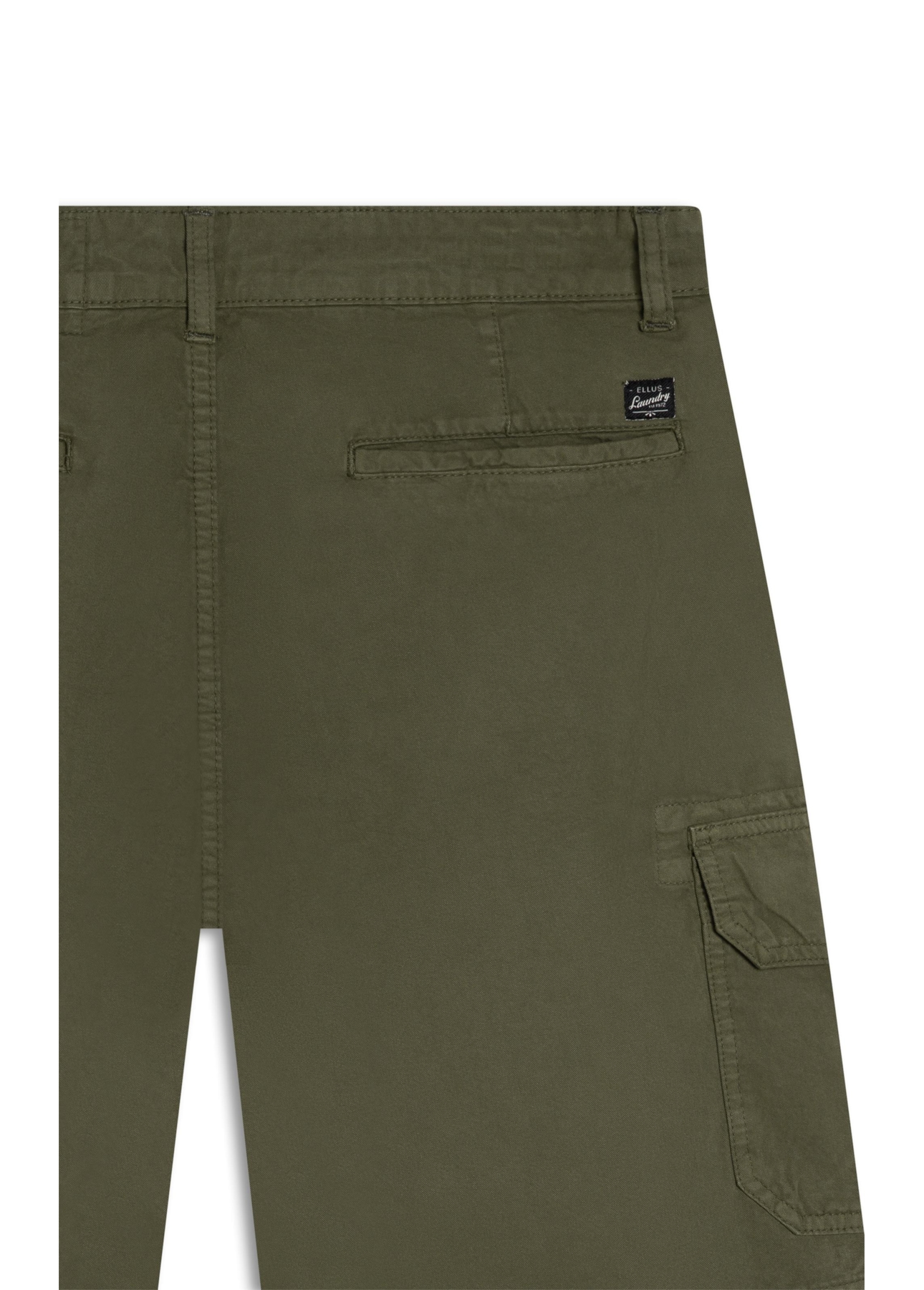 Bermuda Colo Long Cargo Verde Escuro