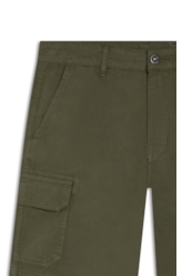 Bermuda Colo Long Cargo Verde Escuro