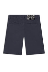 Bermuda Color Canvas Básica Dark Navy