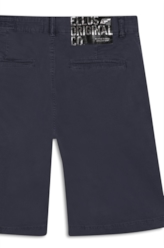 Bermuda Color Canvas Básica Dark Navy