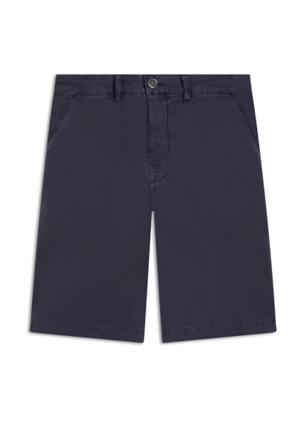 Bermuda Color Canvas Básica Dark Navy