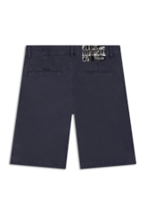 Bermuda Color Canvas Básica Dark Navy