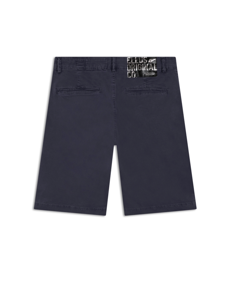 Bermuda Color Canvas Básica Dark Navy