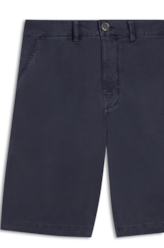 Bermuda Color Canvas Básica Dark Navy