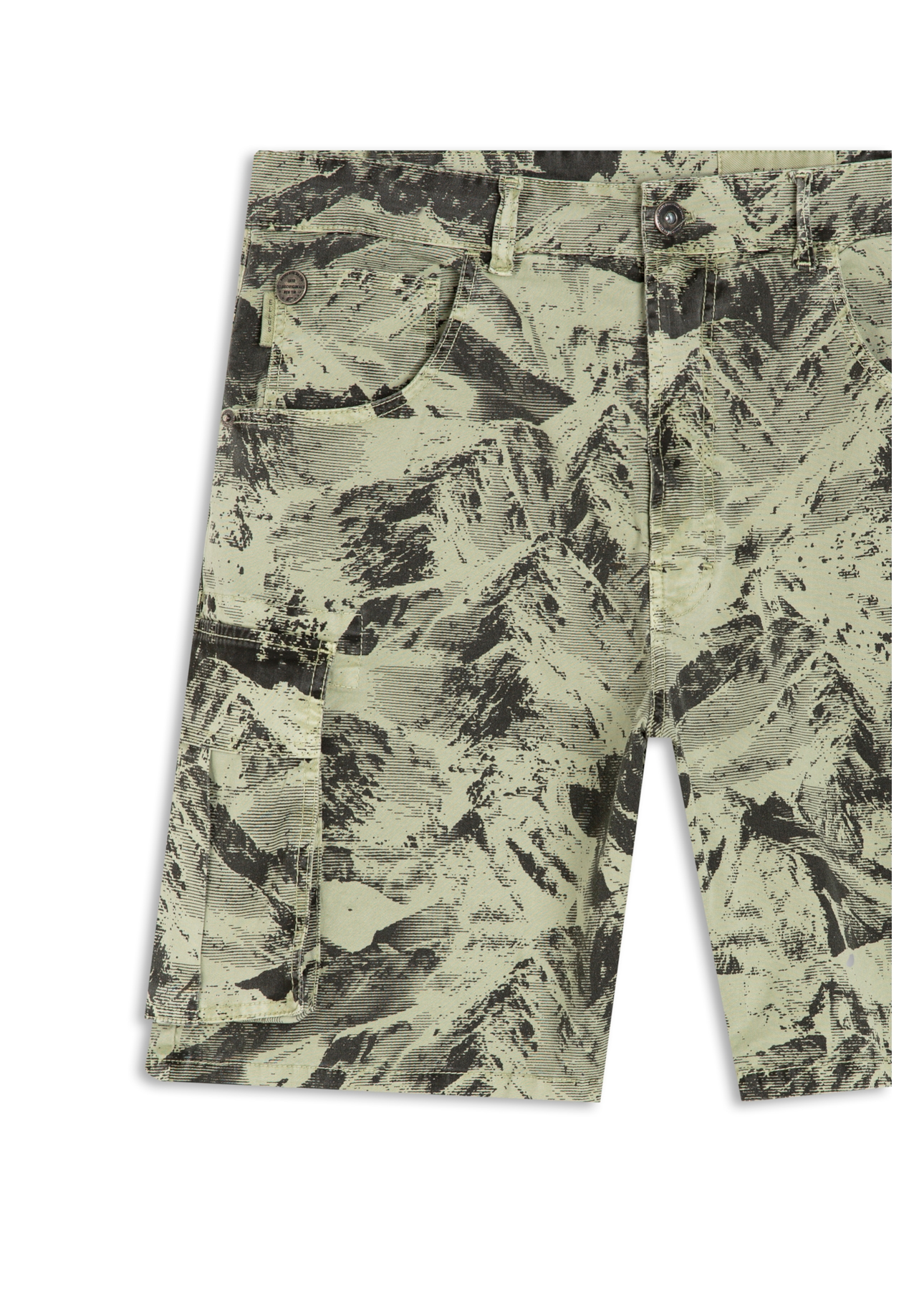 Bermuda Color Canvas Mountains Hawaii Verde Seco
