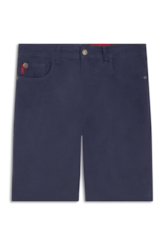 Bermuda Color Canvas Rock Dark Navy