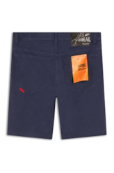 Bermuda Color Canvas Rock Dark Navy