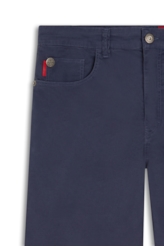Bermuda Color Canvas Rock Dark Navy
