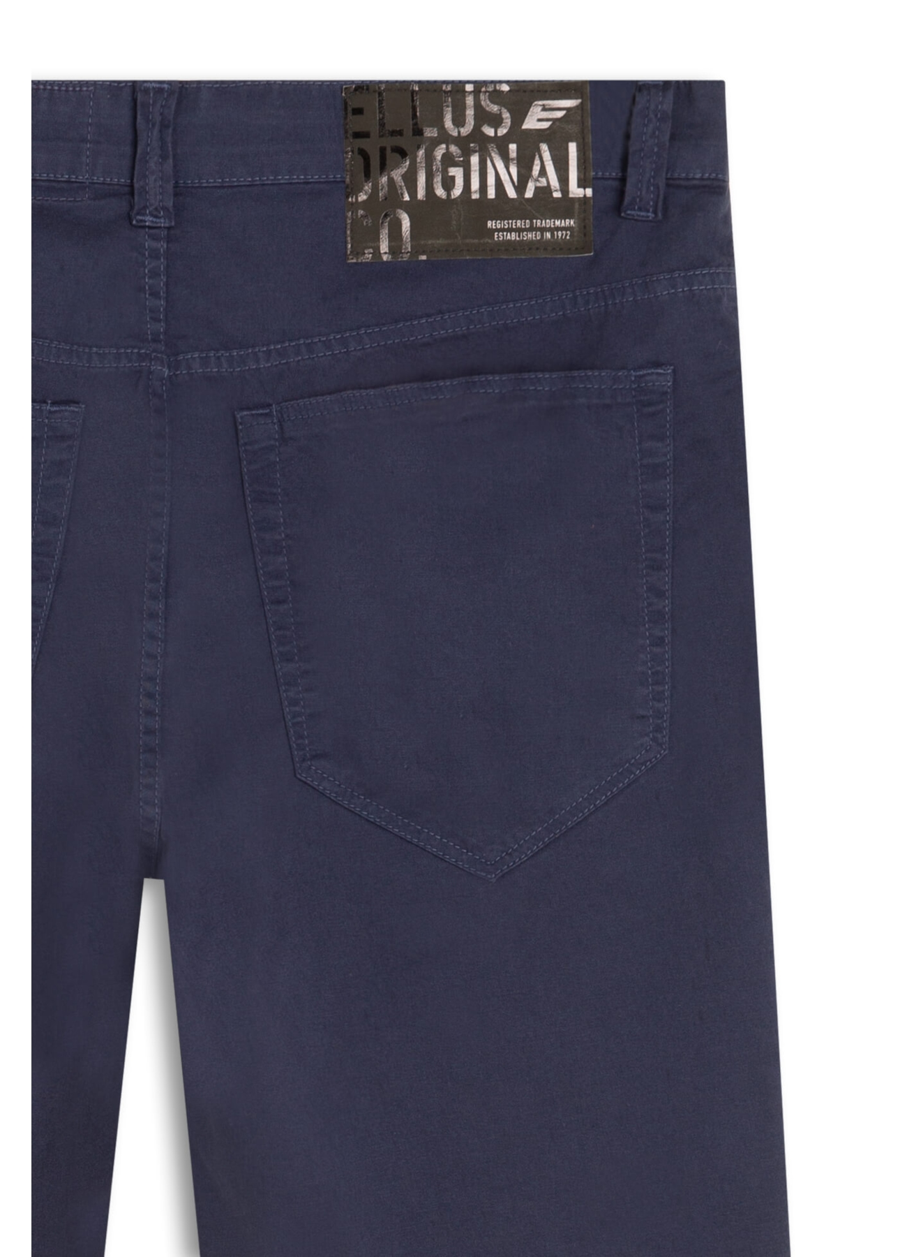 Bermuda Color Canvas Rock Dark Navy
