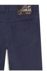 Bermuda Color Canvas Rock Dark Navy