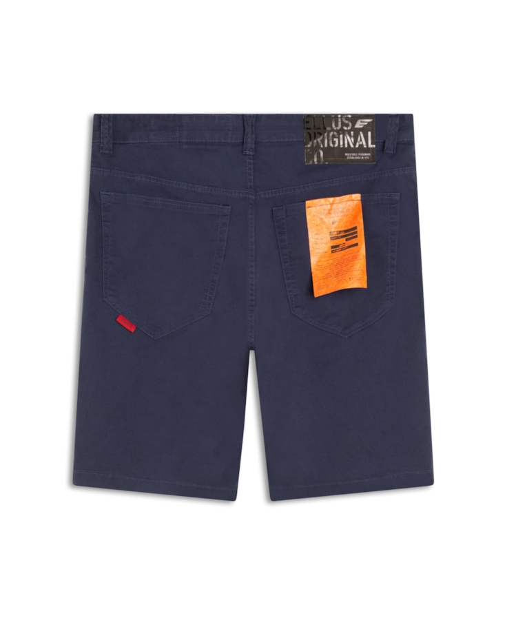 Bermuda Color Canvas Rock Dark Navy