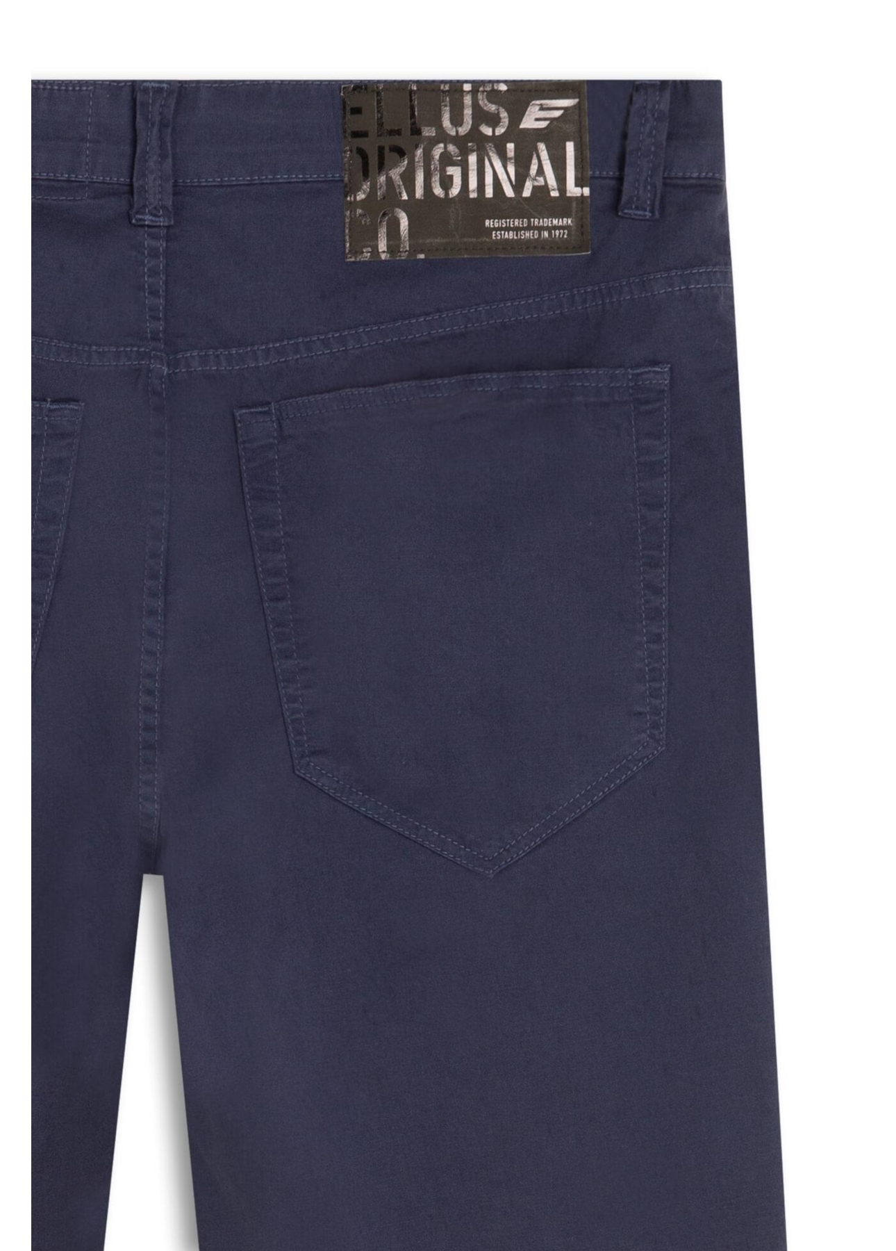 Bermuda Color Canvas Rock Dark Navy