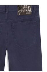 Bermuda Color Canvas Rock Dark Navy