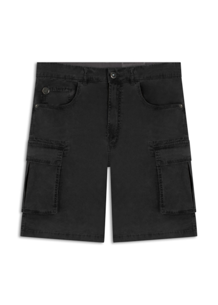 Bermuda Color Canvas Skate Cargo Cinza Medio