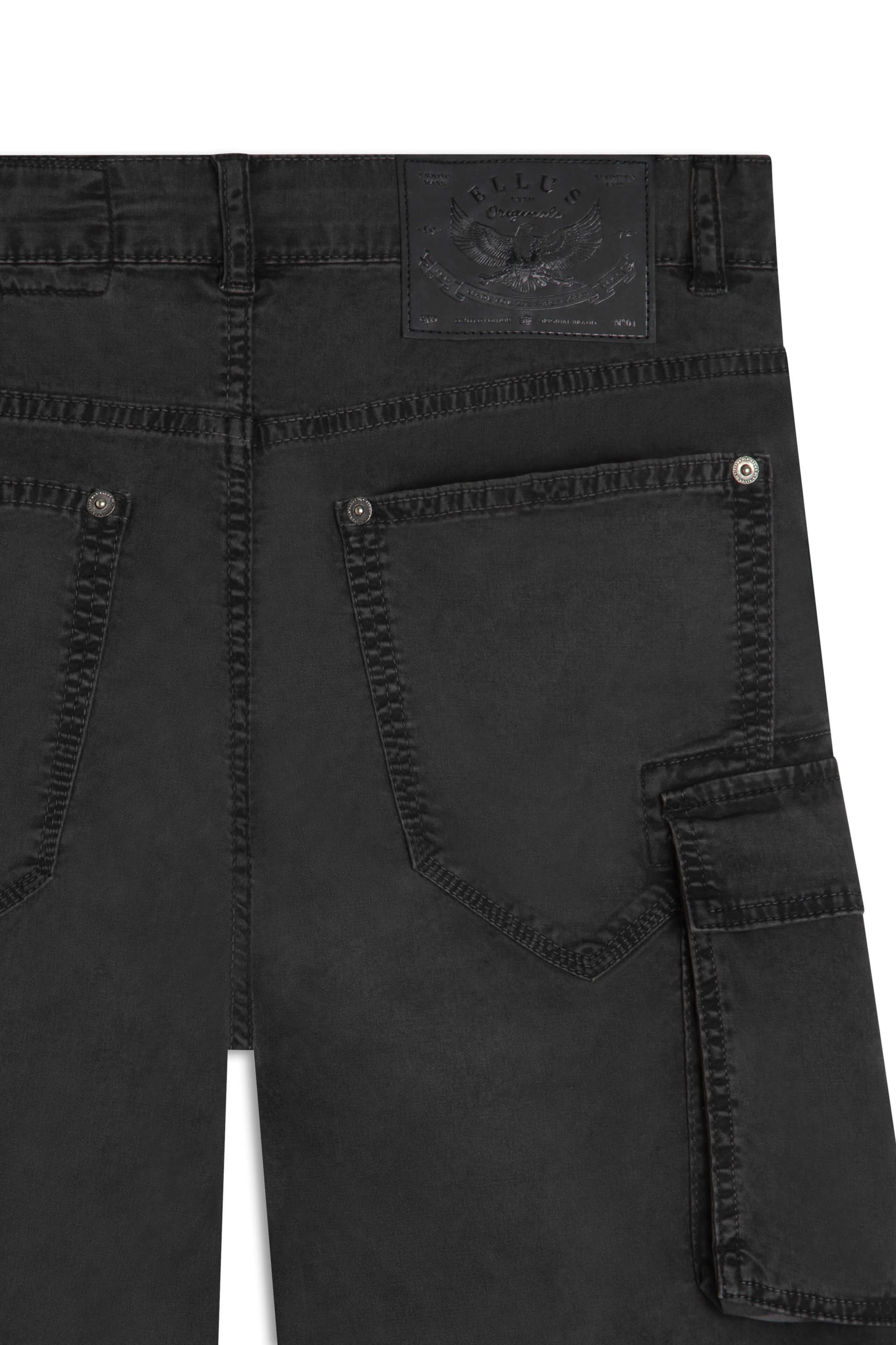 パンツ 25ss CARGO POCKET SHORTS BLACK EL LAB. Bermuda Color Canvas Skate Cargo Cinza Medio