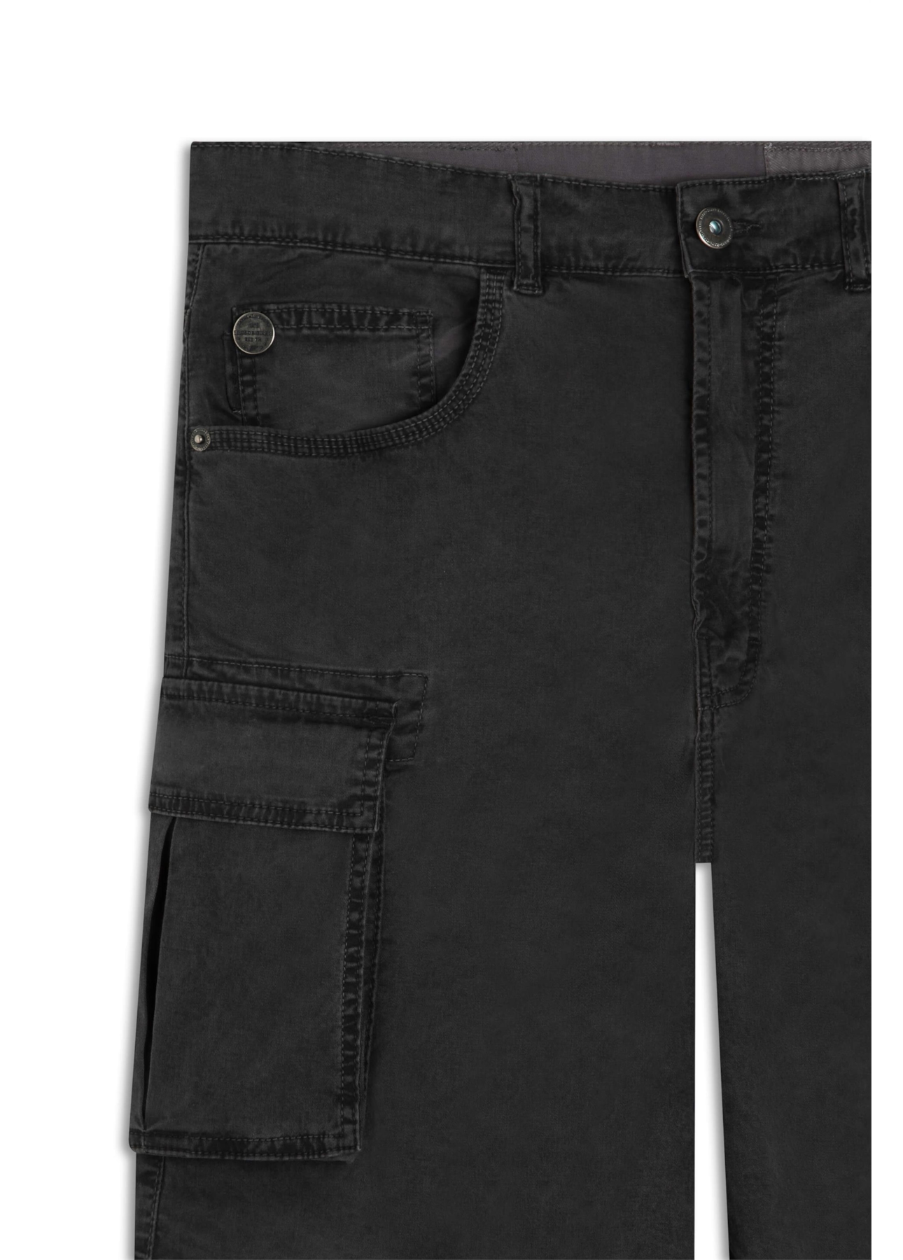 Bermuda Color Canvas Skate Cargo Cinza Medio
