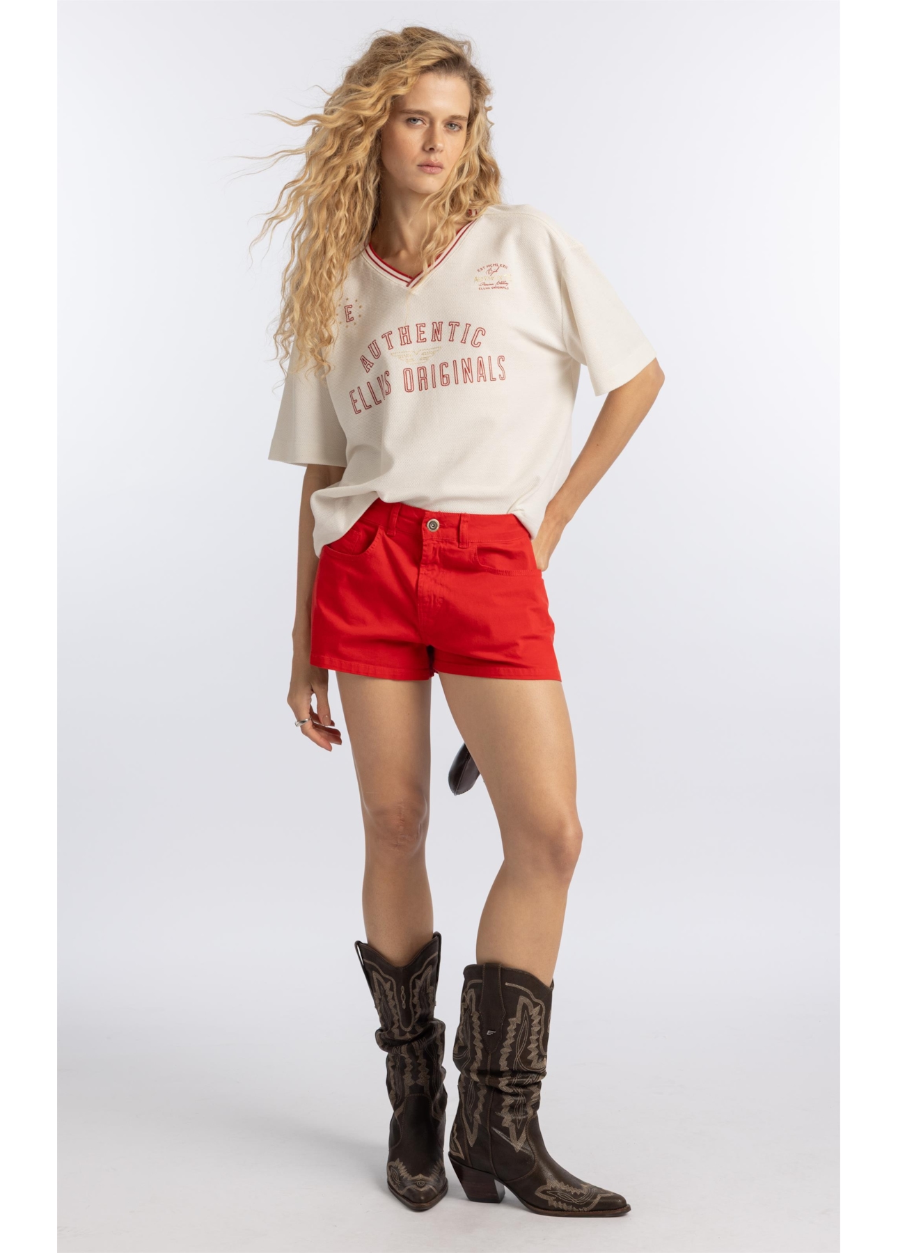 Bermuda Color Chloe Vermelho